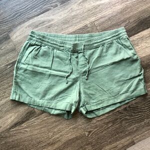 Sage Green Old Navy Linen Women's Shorts, Size XL